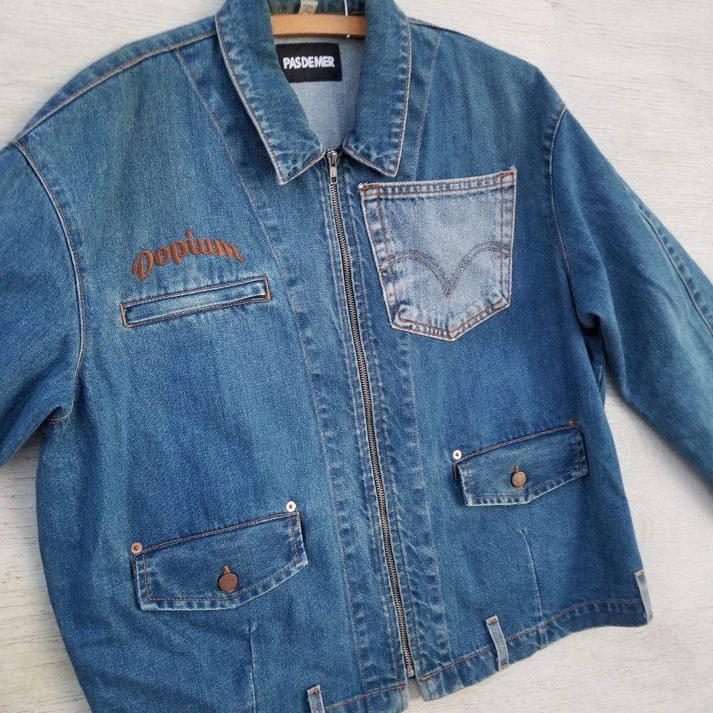 "PasDeMer" Denim Jacket (DIY modified)